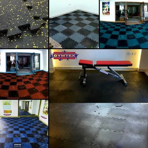 Gym Rubber Tiles