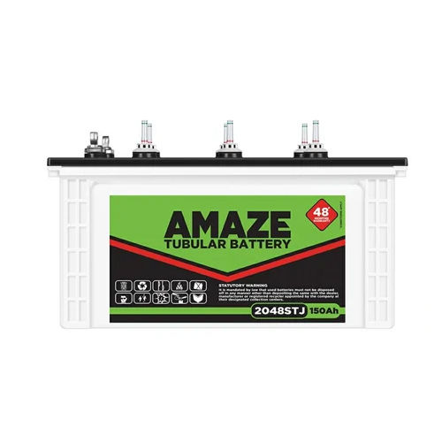 150 Ah Luminous Amaze Short Tubular Battery Size: Customized