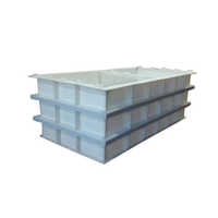 Frp Pickling Tank - 2000 Liter/day Capacity , White Color , Corrosion Resistant Design For Industrial Use