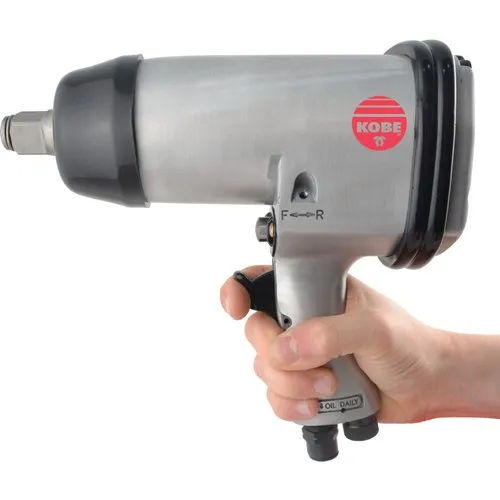 Silver & Black 3-4 Square Drive Air Impact Wrench