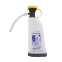 Escort Emergency Eye Wash Bottle - Plastic Material, White Color | 1 Year Warranty, Unisex Design For Industrial And Commercial Use