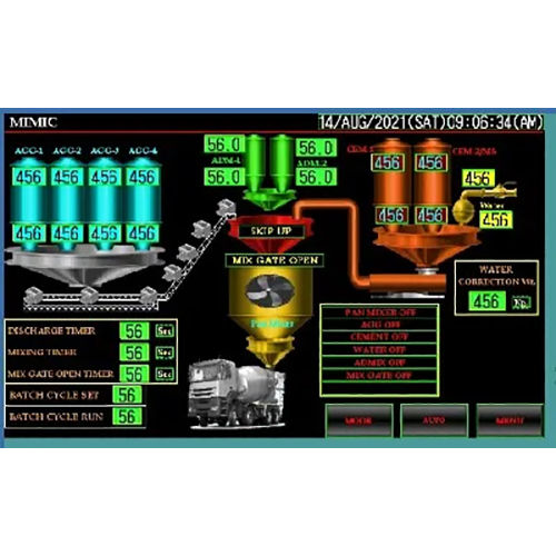 Plc-Hmi Based Control Panel Base Material: Mild Steel