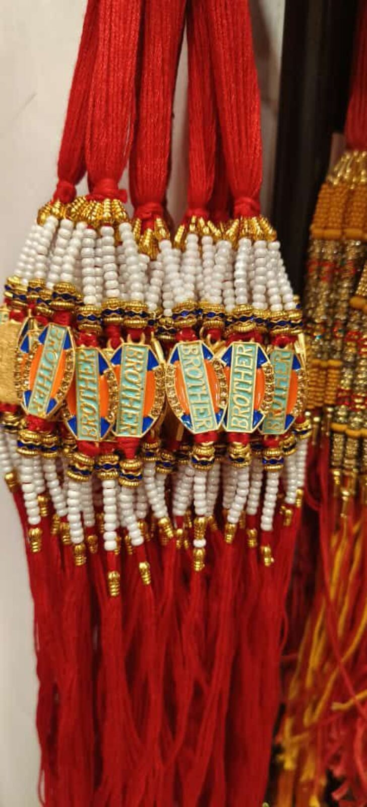 Fancy Pandal Stone Rakhi