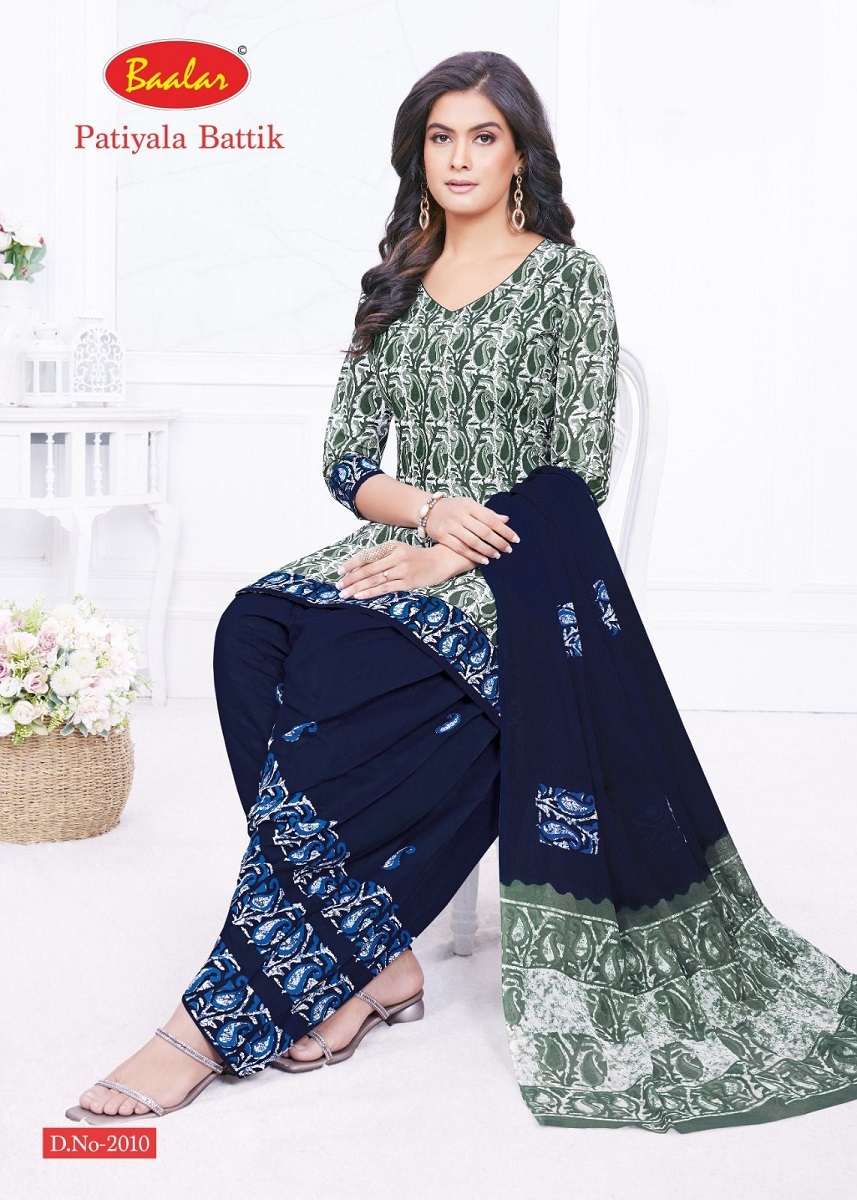 Baalar Battik Patiyala Special Vol-2 - Dress Material