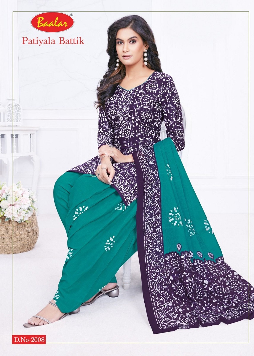 Baalar Battik Patiyala Special Vol-2 - Dress Material