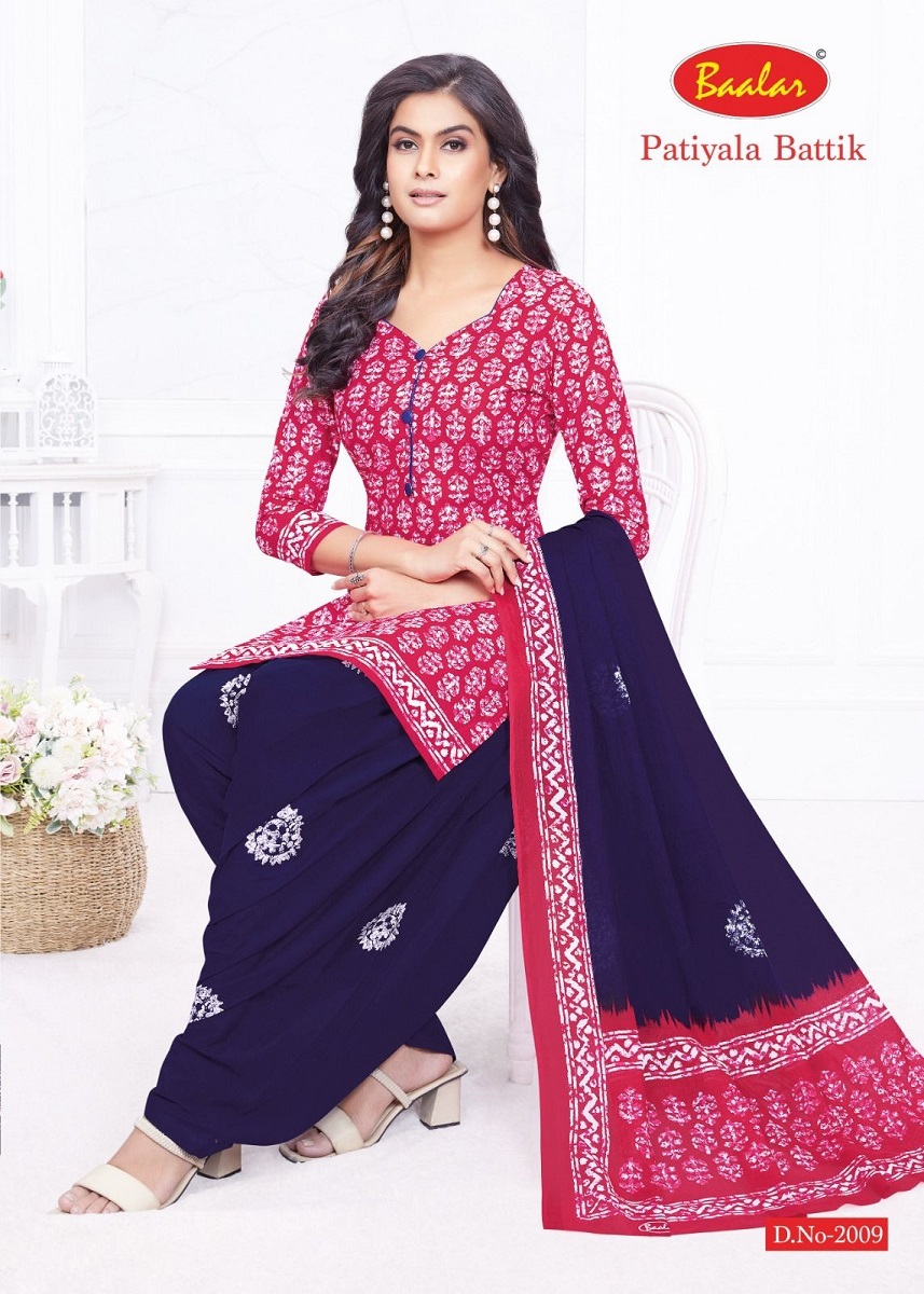 Baalar Battik Patiyala Special Vol-2 - Dress Material