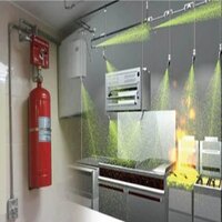 Clean Agent Fire Suppression System for kitchen