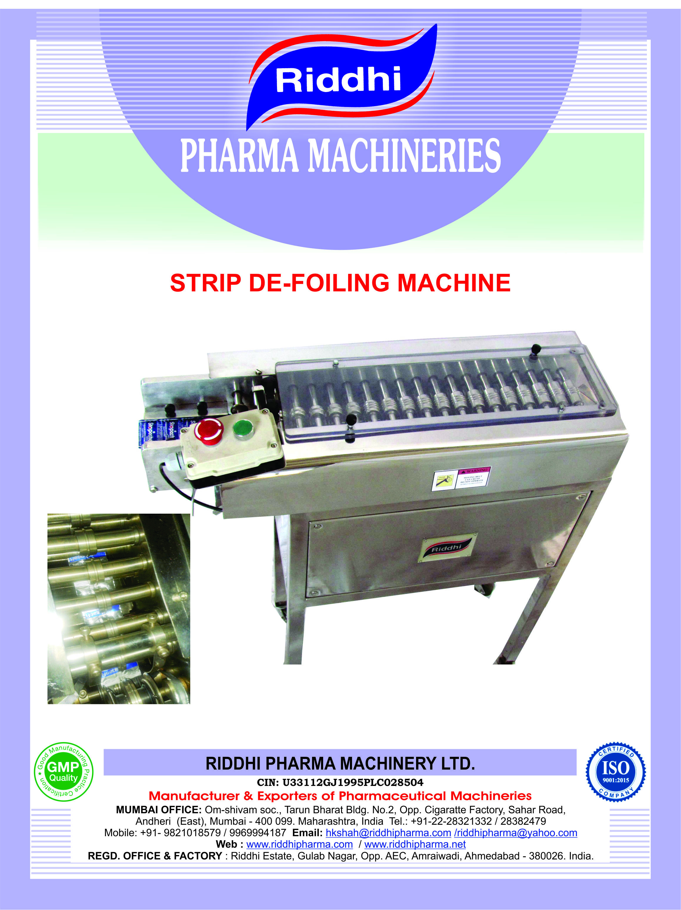 STRIP DE FOILING MACHINE
