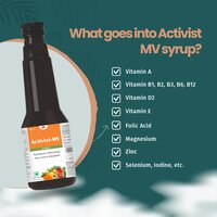 Activist MV Syrup containing vitamins and minerals