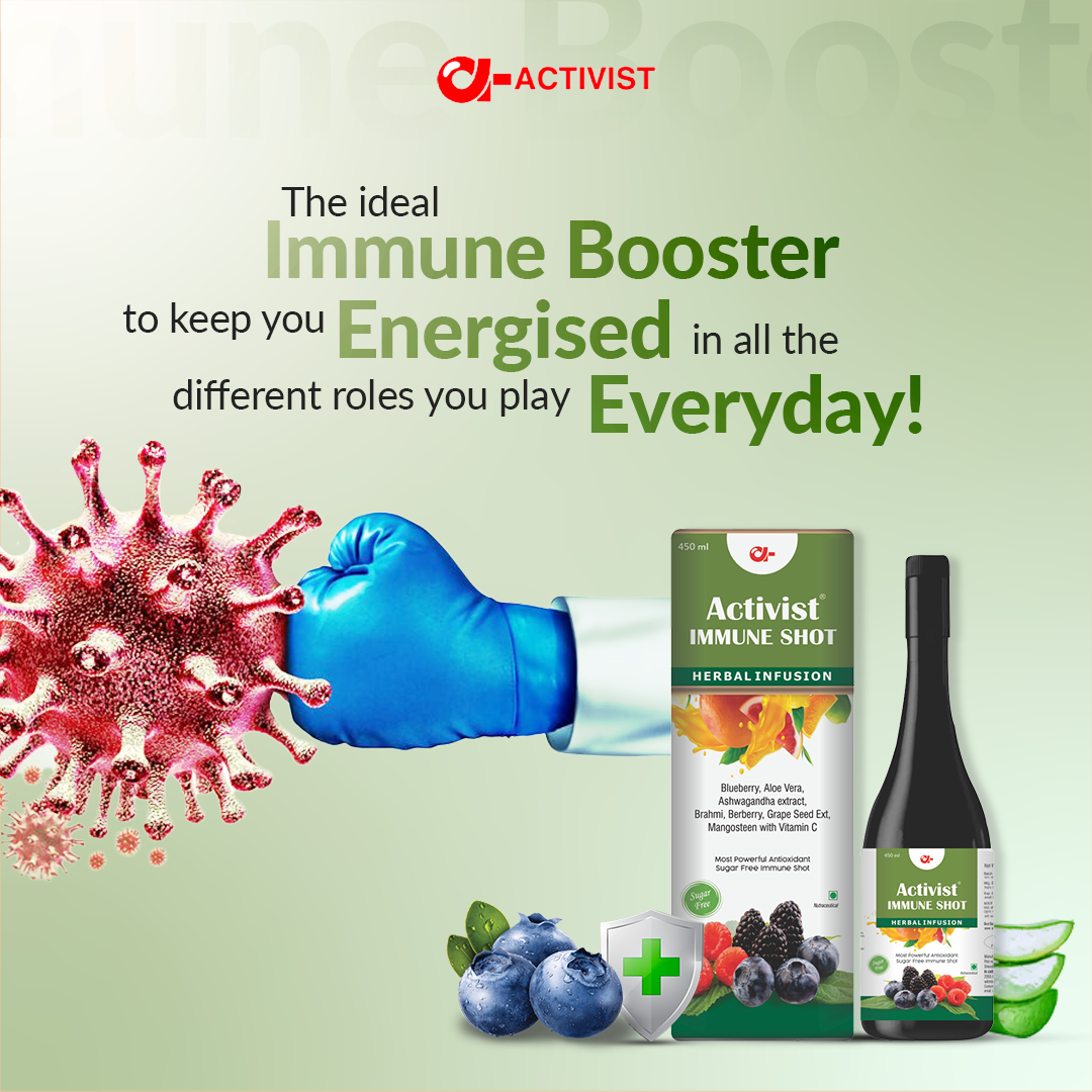 Activist Immune shot syrup to boost immunity and improve Stamina