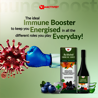 Activist Immune shot syrup to boost immunity and improve Stamina