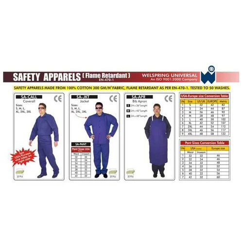 Safety Apparels Usage: Industrial