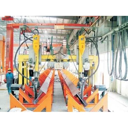 Gantry Type Saw Welding Machine - Color: Red & Yellow