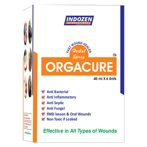 Animal wound healing herbal spray