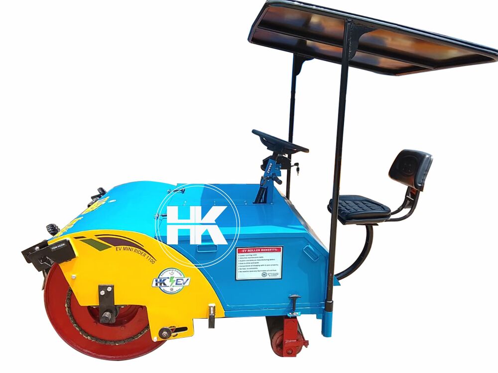 One Ton Electric Mini Rider On Type Cricket Pitch Roller