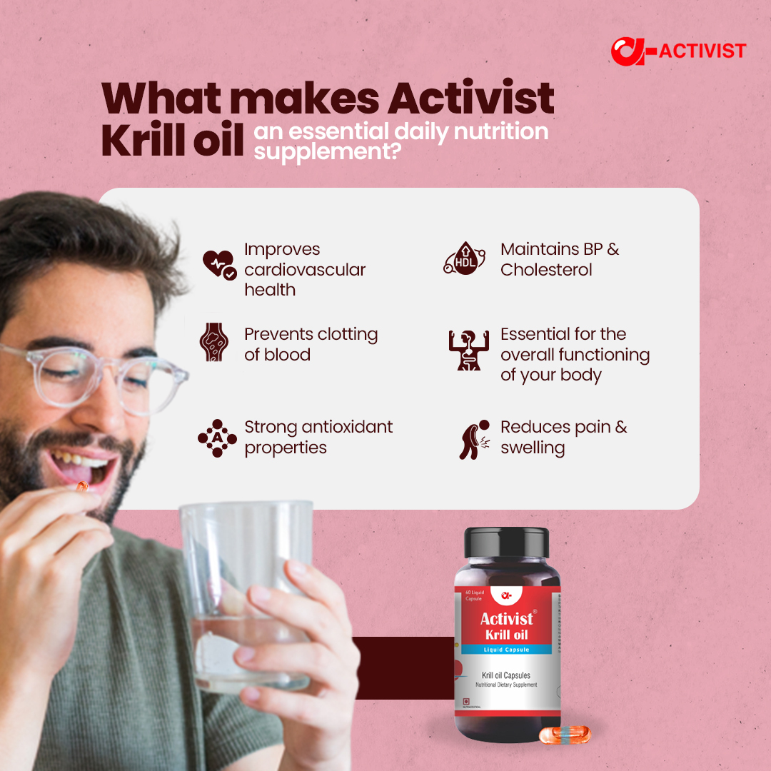 Activist Krill Oil Strip 30 liquid capsules