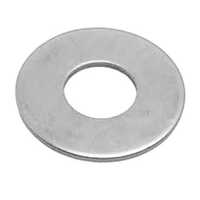 Stainless Steel Flat Round Washer - High-grade Material, Custom Sizes Available | Polished Finish For Enhanced Corrosion Resistance, Industrial Applications