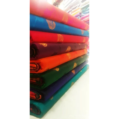 Multicolor Satan Silk Saree