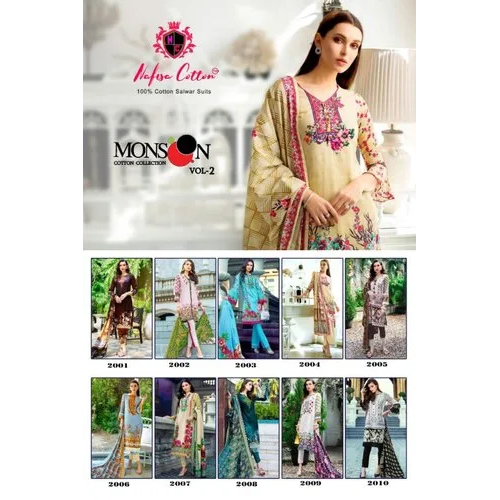 Chanderi Pakistani Suit