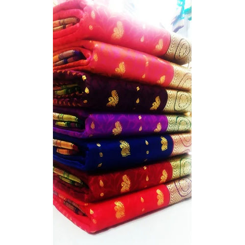 Silk Traditional Saree Bridal Wedding Sarees, 5.5 M (separate Blouse  Piece), With Blouse at Rs 4500 in Chennai