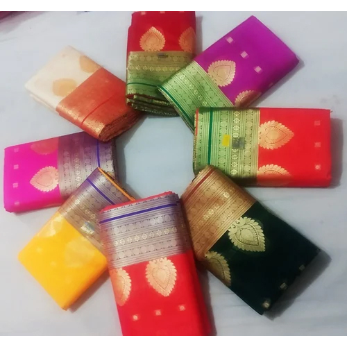Peshawai Silk Saree Semi Paithani