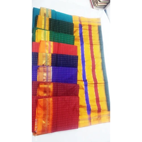 Multicolor Irkal Silk Saree