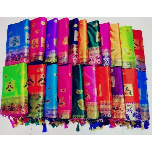 Party wear soft silk Banarasi Ikat Weaving saree dvz0003756 -