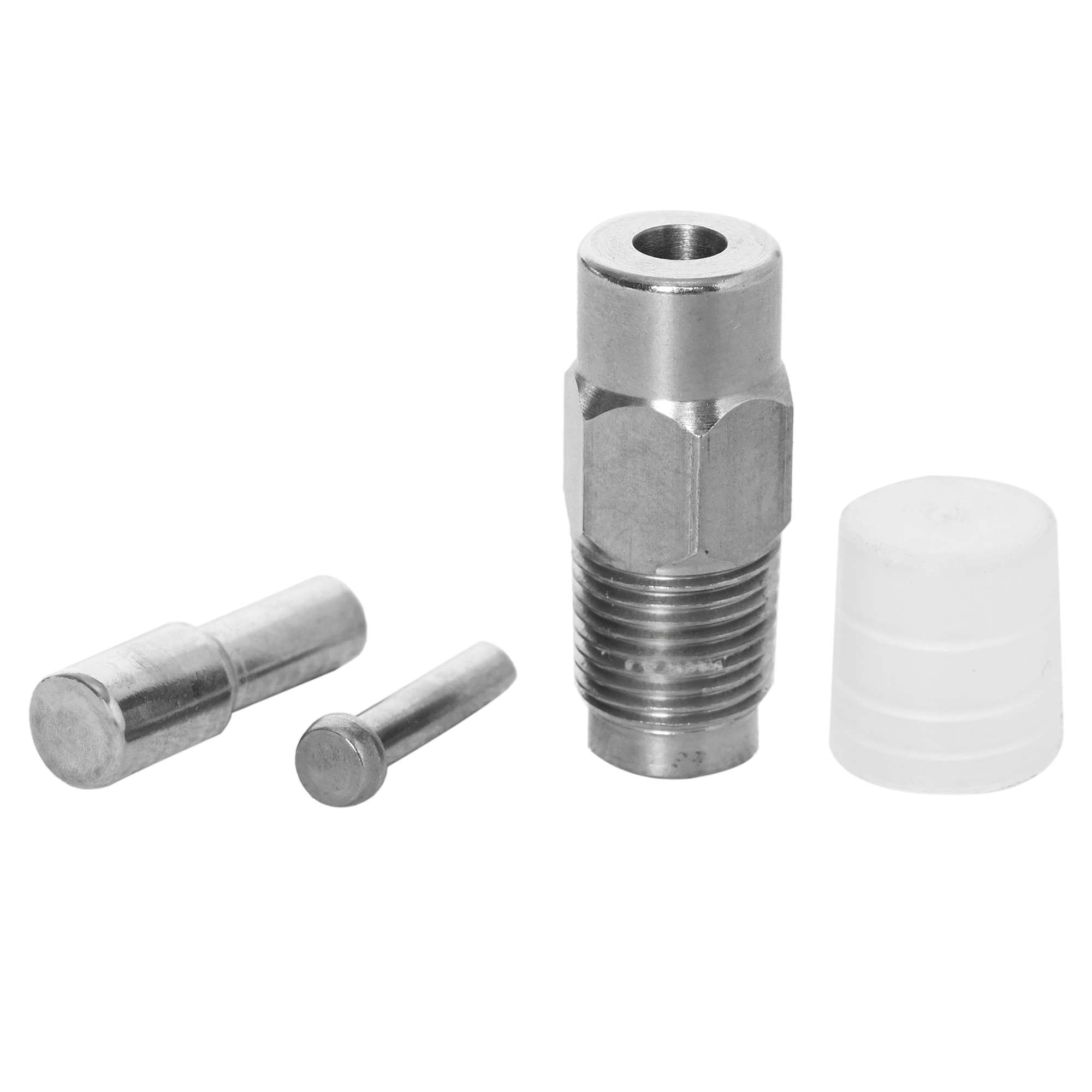 Automatic Poultry Nipple Drinker Steel Body With Plastic Cap