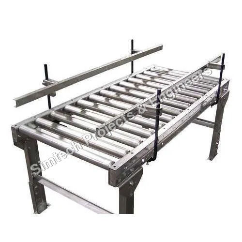 Grey Flat Belt Conveyor