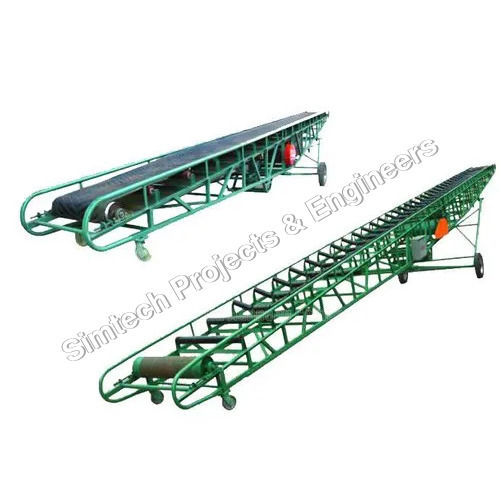 Black Portable Belt Conveyor