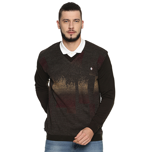 PO RC-33 Mens V Neck Sweater