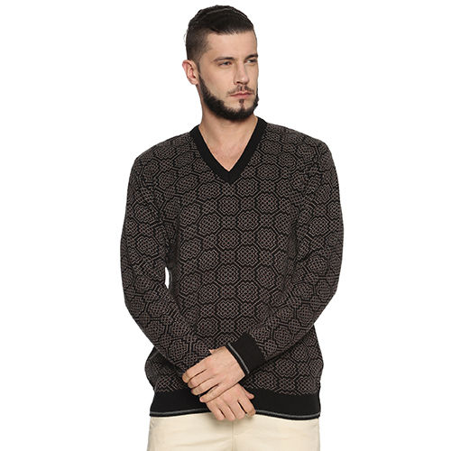 Poc-al-01 Mens V Neck Black Sweater Size: Different Size