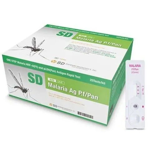 Multi Colored Sd Standard Q Malaria P.F Pan Ag Test Kit