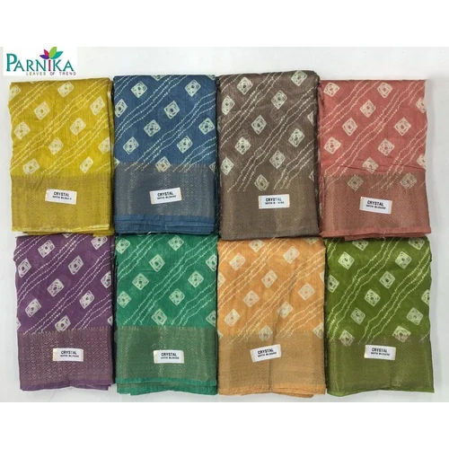 Multicolor Ladies Fashionable Leheriya Sarees