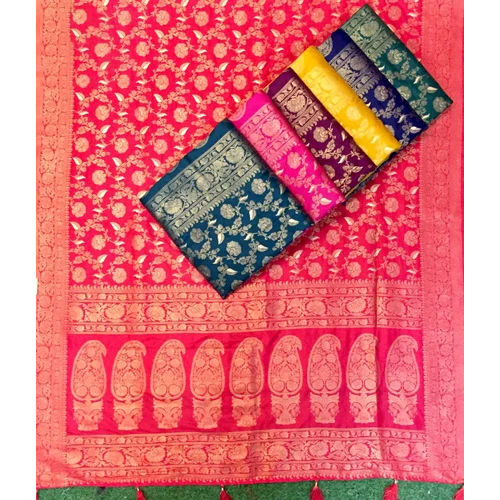 Multicolor Ladies Silk Printed Saree