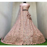 Indian Sequence Work Net Lehenga Choli
