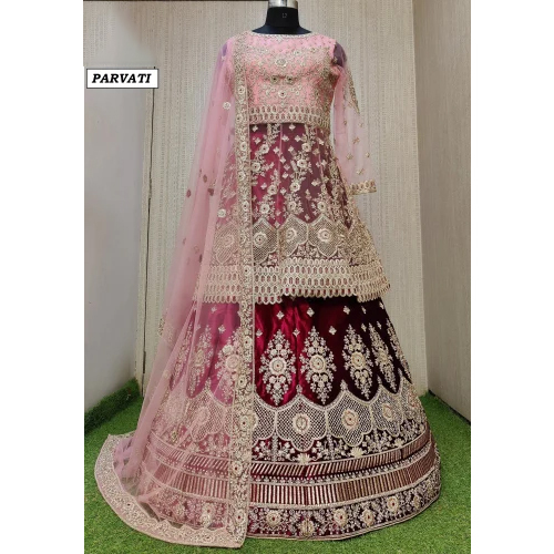 Paplon Work Lehenga Choli