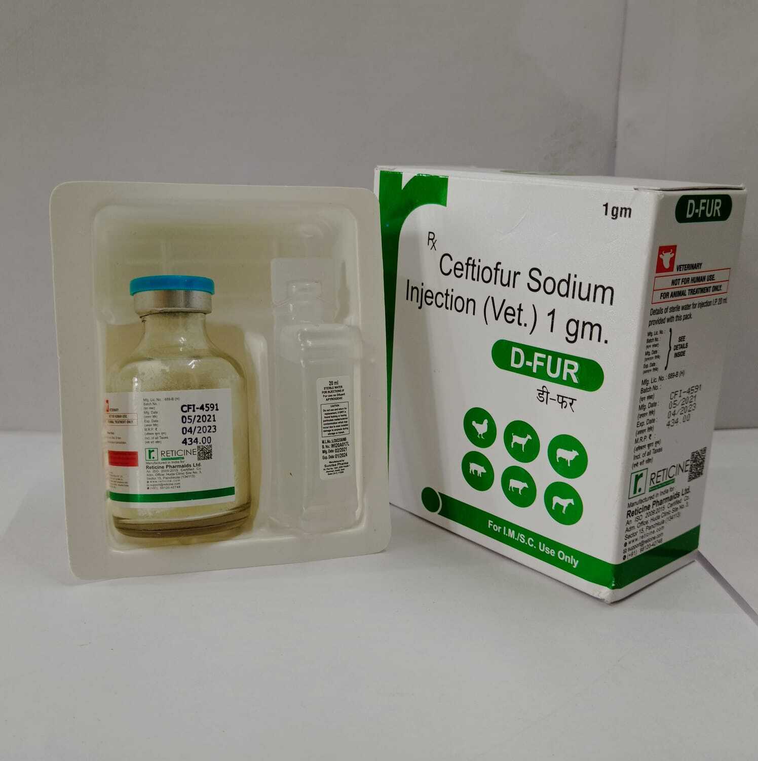 CEFTRIAXONE SULBACTUM INJECTION VETERINARY