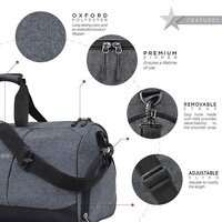Gym Bags  With Shoe Compartment
