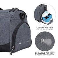 Gym Bags  With Shoe Compartment