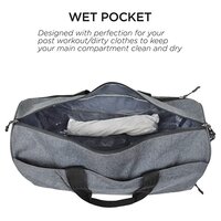 Gym Bags  With Shoe Compartment