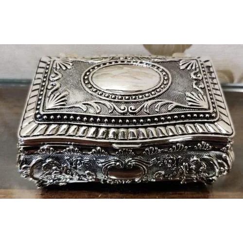 German Silver Jewelry Storage Box