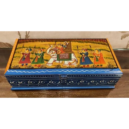 Hand Painted Wooden Multi Purpose Box