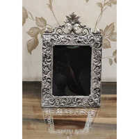 White Metal German Silver Plated Photo Frame Design: Unique