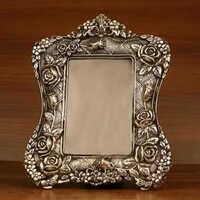 White Metal Photo Frame - Metal, 10x7.5 Inches, Elegant White Finish - Unique Design, Durable, Lightweight With Wall Mount For Easy Installation
