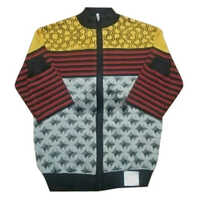 Mens Woolen Full Sleeves Sweater - Wool Fabric, Multicolor Design | Long Sleeves for Comfort and Style