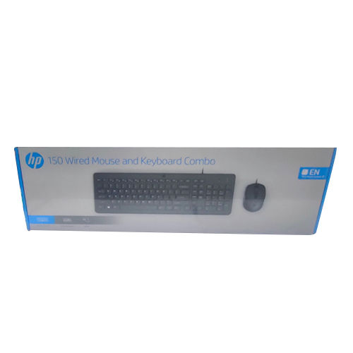 150 HP Wired Keyboard And Mouse