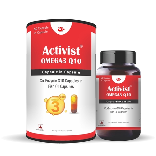 Activist Omega3 Q10 with 60 Liquid Capsules