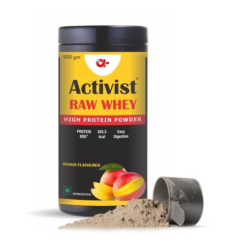 Activist Raw Whey High Protein Powder Mango 500G - Efficacy: Promote Nutrition