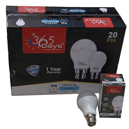 9 Watt HPF Driver Based Led Bulb